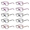 10PCS Anti Radiation Glass Ladies Business Elegant Glasses Fashion Anti-Blue Light Reading Glasses