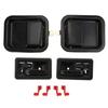 Exterior Interior Door Handles Set Front Left Right 55176476AC Replacement for Jeep Wrangler YJ