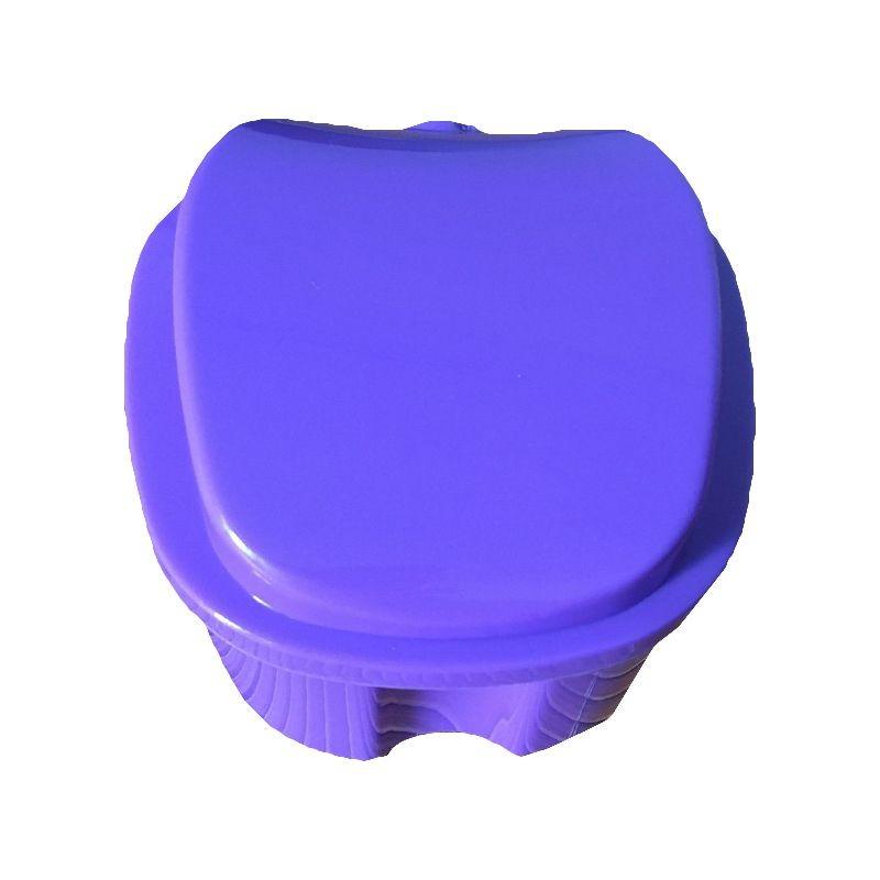 Коробки для зубных протезов для ванны, контейнер для хранения зубных протезов с подвесной сеткой