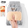 Мужские повседневные спортивные брюки JEEP SPIRIT 2025 свободного кроя с флисовой подкладкой