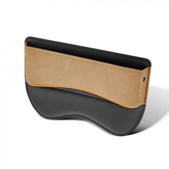 Suede Seat Side Storage Pocket for Car Seats Gap Filler Organizer Box Pu Leather