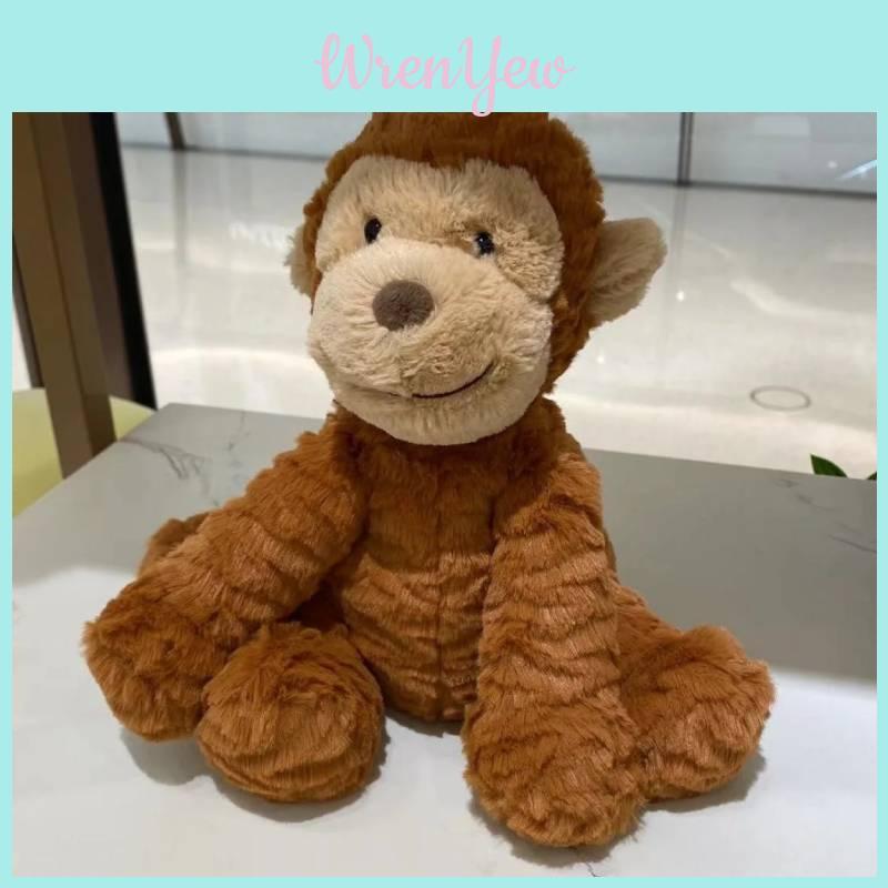 Monkey Plush Doll By Jellycat Fuddlewuddle With Pp Cotton Filling For Youth Gift