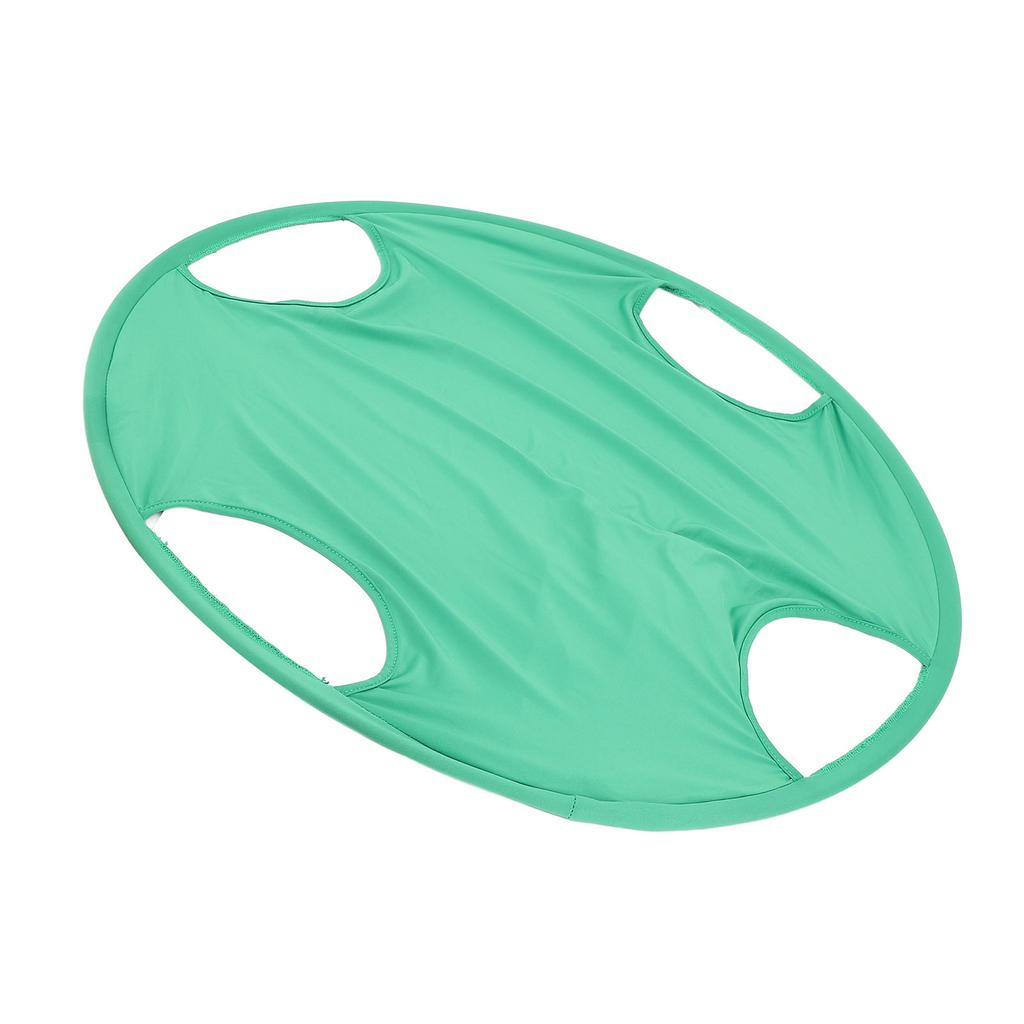 Pop Up Laundry Storage Basket Fine Wrapped Edges Foldable Round Clothes Container for Removing Cloth