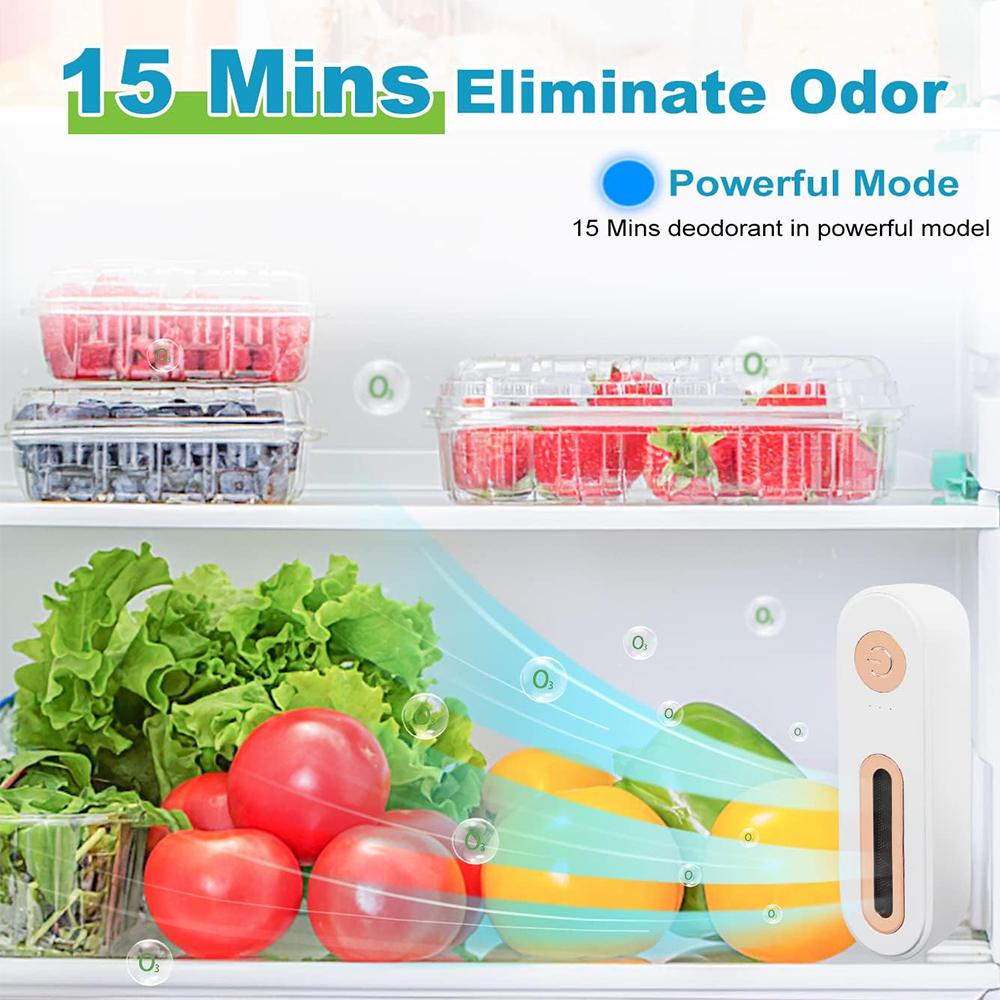 Мини перезаряжаемый дезодоратор для холодильника, автомобиля, шкафа, гардероба, обуви