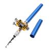 Miniature Pen Fishing Rod Portable   Size Fishing Pole with Reel Wheel for Outdoor