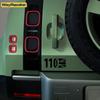 2 Pcs Union Jack Matte/Glossy/Carbon Fiber Black Side Fender Wing Sticker For Land Rover Defender L663 90 110 130 Accessories