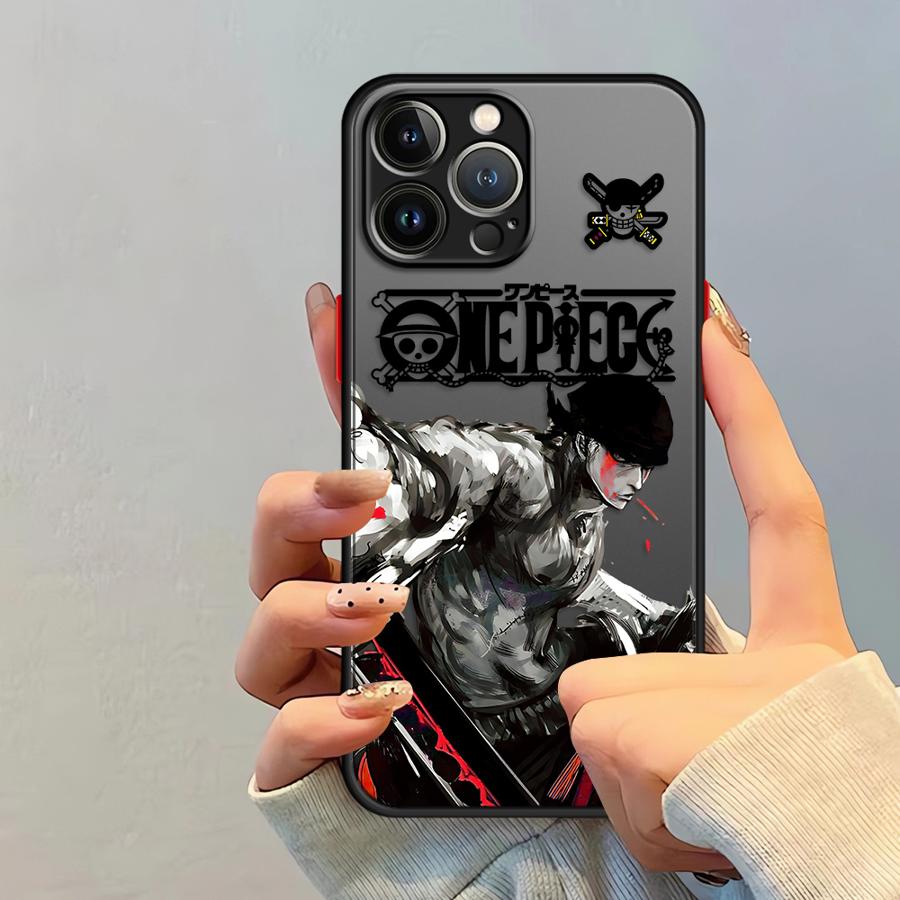 Чехол для телефона One Piece Ророноа Зоро Задняя крышка для iPhone 17 Pro Max XS XR 7 8 SE 12 Air 15 14 16 Plus 11 13 Mini