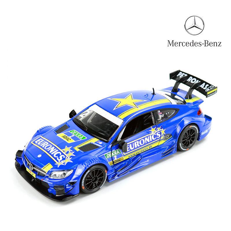 1/32 Mercedes-Benz C63 DTM Раллийный автомобиль Сплав Автомобиль Литье под давлением Игрушечная модель автомобиля Звук и свет Игрушка Коллекционные предметы Подарок на день рождения