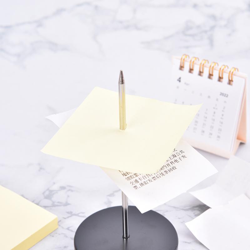 Прямая палка из нержавеющей стали, бумажный держатель для заметок, шиповая ручка для квитанции