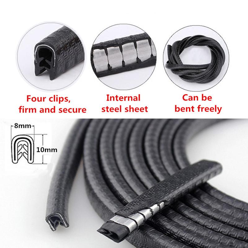 Универсальная защитная пленка для двери автомобиля, декоративная полоса, автодверная кромка, защитная наклейка на бампер, наклейки против царапин, автомобильный уплотнитель, герметик