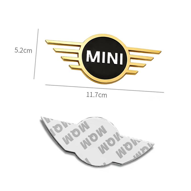 3D Car Chrome Emblem Sticker Auto Trunk Decoration Badge Label For BMW MINI WORKS One Cooper JCW R60 R59 R58 R57 R56 R55 R53 R52