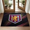 Aston Villa Football Design Crystal Velvet Rug Soft Decorative Mat for Bedroom Entrance