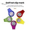 Съемный зажим для шляпы для гольфа, легкий прозрачный портативный искусственная кожа, двухсторонний магнитный зажим для украшения полей шляпы, маркер для мячей для гольфа, аксессуар для шляпы