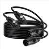 Twozoh XLR Папа к Маме Микрофонный кабель 10м 2 шт. Балансный 3-контактный XLR Микрофонный шнур (Профессионал/Hi-Fi)
