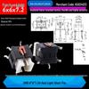 LED Luminous Tactile Switch 6x6x7/7.2mm Through-Hole Reset Button