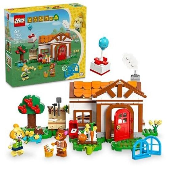 LEGO Animal Crossing Isabelle Welcome Your Home Toy Birthday Gift Block Educational Girl Boy Child 6 Years Old 7 8 9 Game Role Play Kitchen 77049