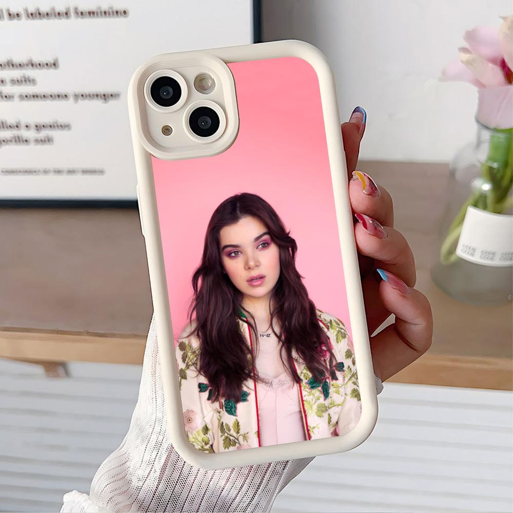 Hailee Steinfeld Утолщенный ТПУ чехол для мобильного телефона для iPhone 17 16 15 14 13 12 11 Air Pro Max Plus Цветной чехол