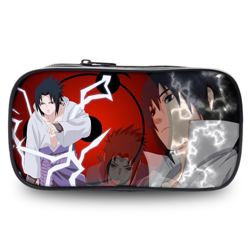 Themed Anime Naruto Printed Student Single Layer Stationery Storage Bag Pencil