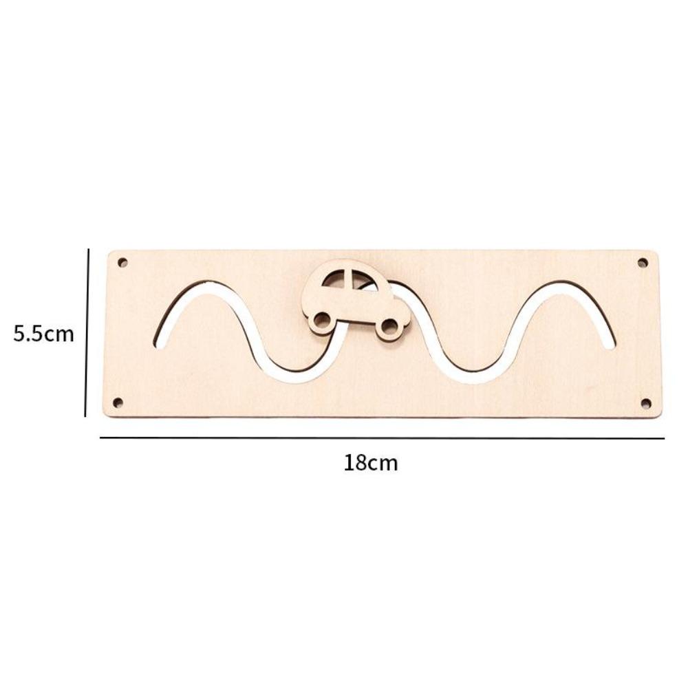 Детская Монтессори развивающая доска Сделай сам Деревянная игрушка Аксессуары Робот Замок Шестерня Гудок Молния Обучающая игрушка-граффити для детей Подарки