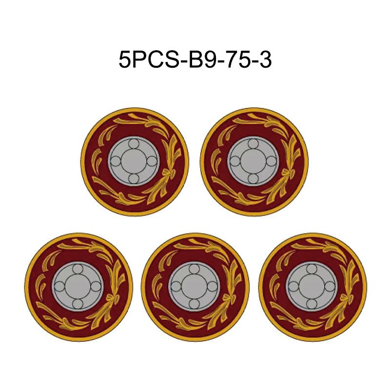 Средневековая Военная Война Армия Замок Рыцарь Солдат Фигурки Строительные Блоки Оружие Плащ Шлем Наплечник Флаг Воин Щит