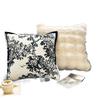New Sofa Living Room French Modern High-end Cushion American Retro Pillow Black and White Light Luxury Cushion Simple