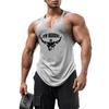Muscleguys Мужские жилеты для бега, майки-стрингеры для бодибилдинга, спортивная одежда для зала, хлопковая майка без рукавов, летние спортивные майки, тренировочная майка
