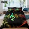 Home Living Luxury 3d Colored Notes Bedding Set Duvet Cover Set Pillowcase Kids Bedding Set Queen and King EU/US/AU/UK Size