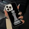 Крутая Чехол-Арт Шахматы Для iPhone 11 12 13 14 15 16 Pro Max Plus белый Серебристый Чехол для Телефона