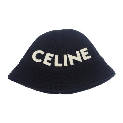 CELINE 2A47T384D шляпа черный кашемир Женщины