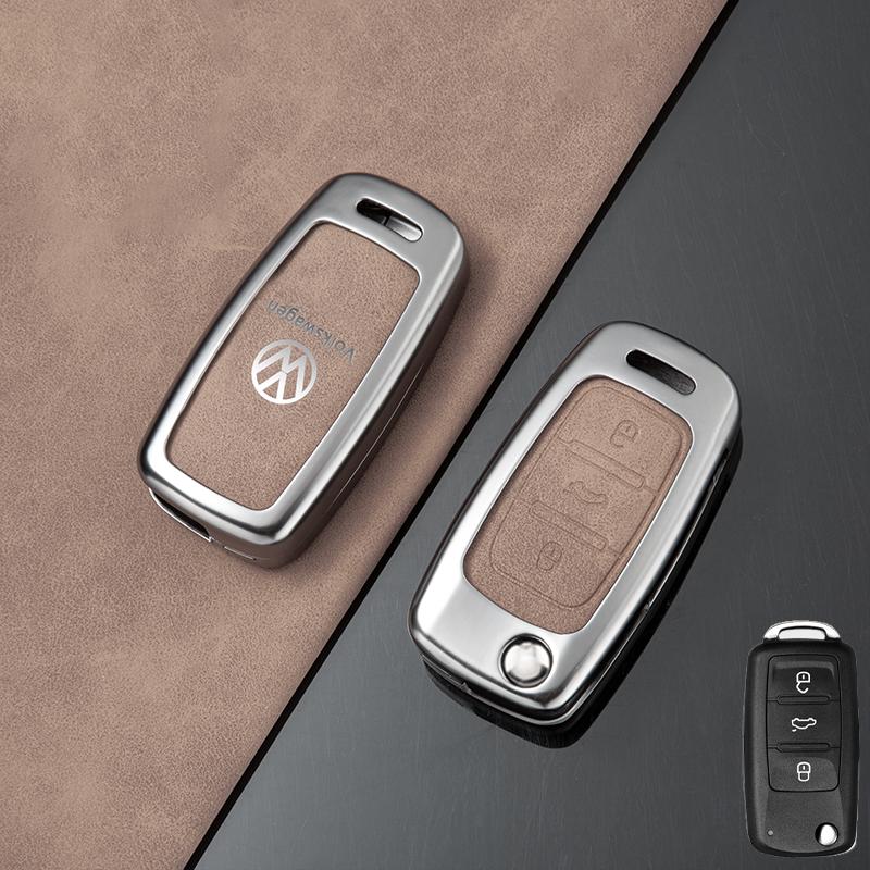 Для VOLKSWAGEN VW Чехол-оболочка для корпуса брелока автомобиля из цинкового сплава Для Volkswagen VW Polo Golf Passat Tiguan Beetle Caddy T5 Up Eos Ke