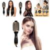 Premium 4 In 1 Hot Air Brush Hair Dryer With 3 Speed Settings For Effortless Styling