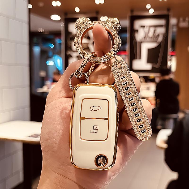Чехол для автомобильного ключа Chery Jianghuai, автомобильный чехол для ключей с дистанционным управлением, пряжка