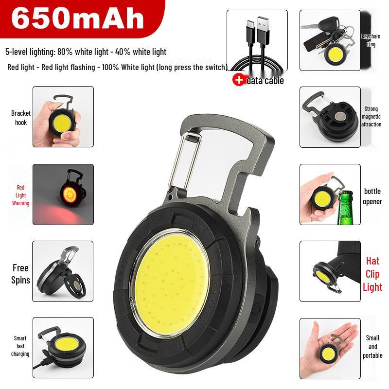 Meng Pao Mini Multifunction Flashlight Keychain
