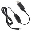 USB Power Boost Line 5V To 12V 5.5x2.1mm Cable with ON OFF Switch for Routers Speaker LED Strip Fan