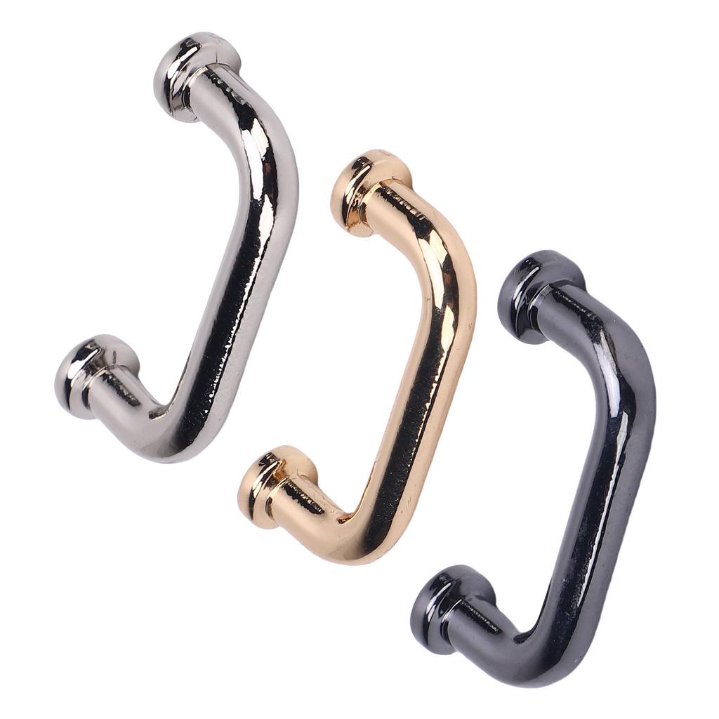 10 наборов пряжек-мостов квадратные плоские цилиндрические из цинкового сплава для кожевенного ремесла 21,8x10,5x4,3 с 5,5 мм