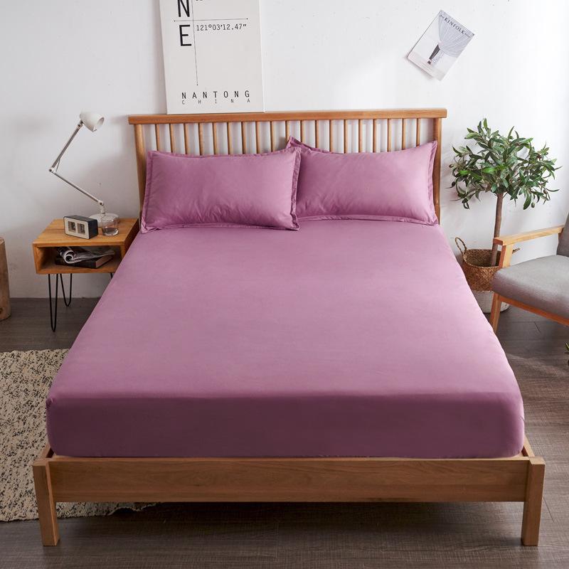 Хлопчатобумажные простыни с резинками, нескользящие регулируемые наматрасники (Без наволочки)