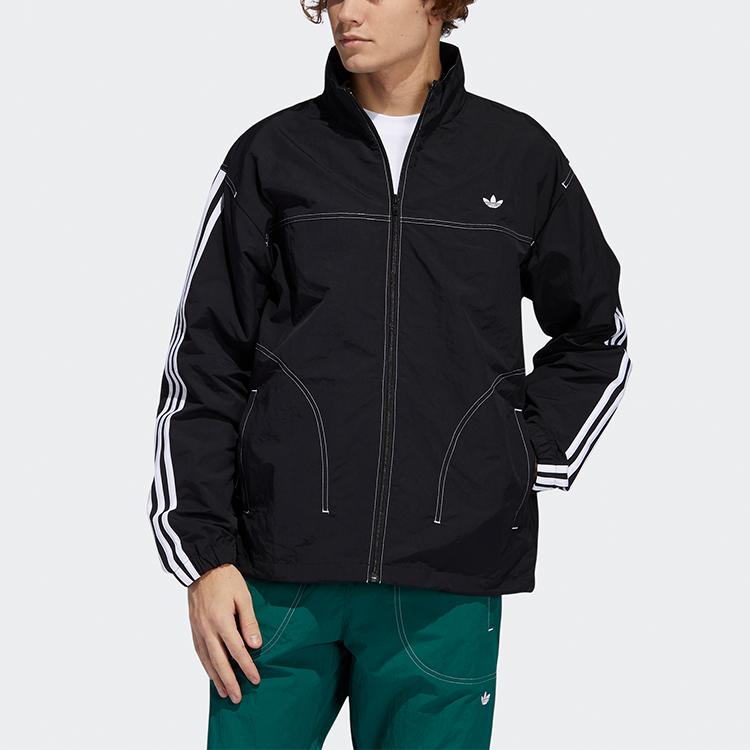 adidas Originals Мужская черная вышитая куртка (унисекс) Куртки GD2057