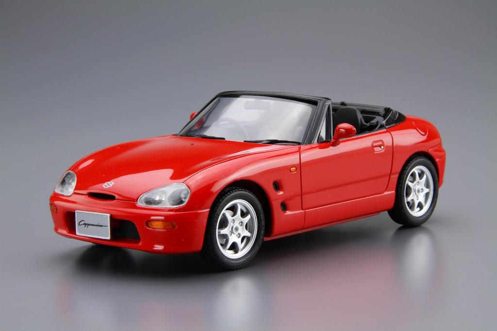 Aoshima Bunka Kyozai Серия моделей автомобилей 40 Suzuki EA11R Cappuccino 1991 Пластиковая модель 1/24 №