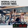 Таймер для зала, Интервальные часы с ярким светодиодом, Таймер Crossfits с обратным/прямым отсчетом, Секундомер, Настенный таймер для тренировок с пультом ДУ для зала