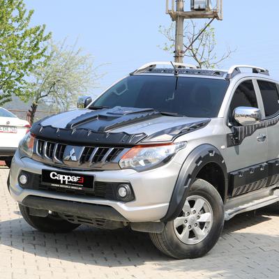 Комплект накладок на капот DRAGON (2015-2019, 3 шт.) для Mitsubishi L200