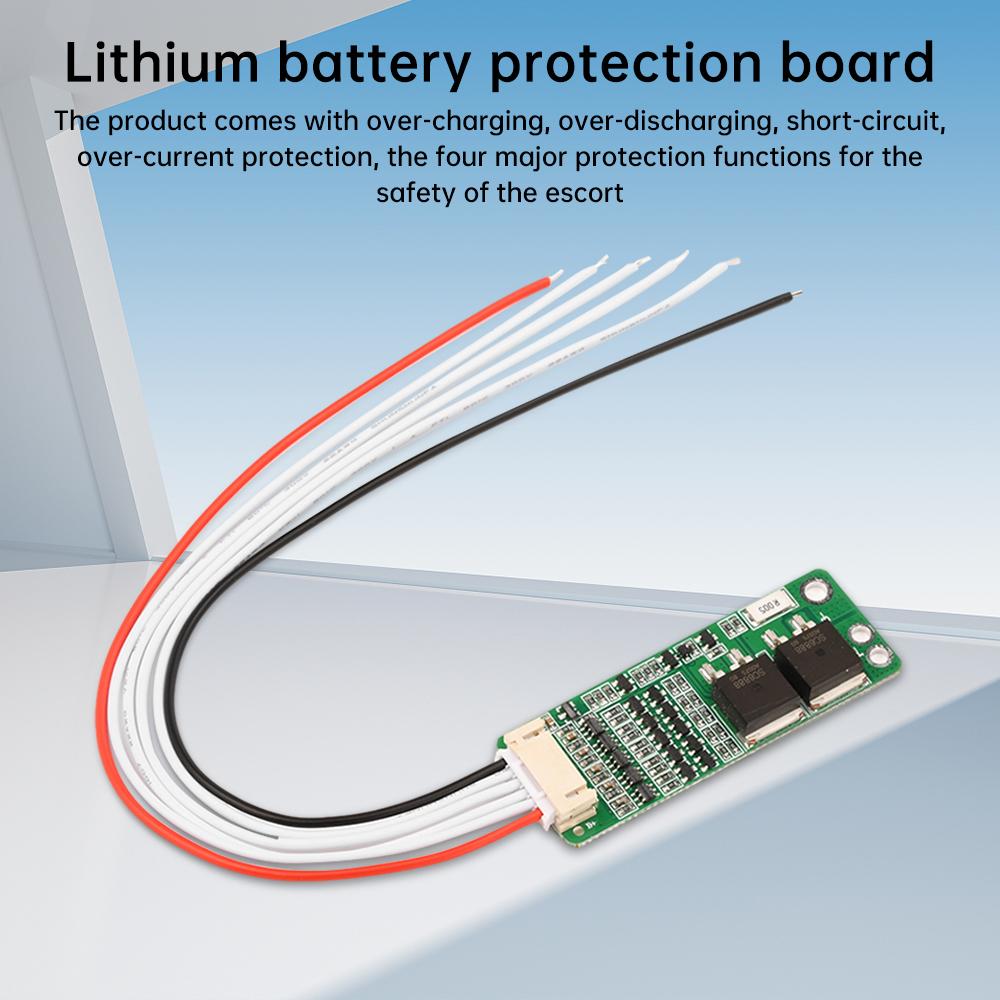 BMS 5S 16V 18.5V 10A LiFePO4 Li-ion Lithium Battery 18650 Ternary Lithium Battery Charger Protection Board Large MOS Transistor