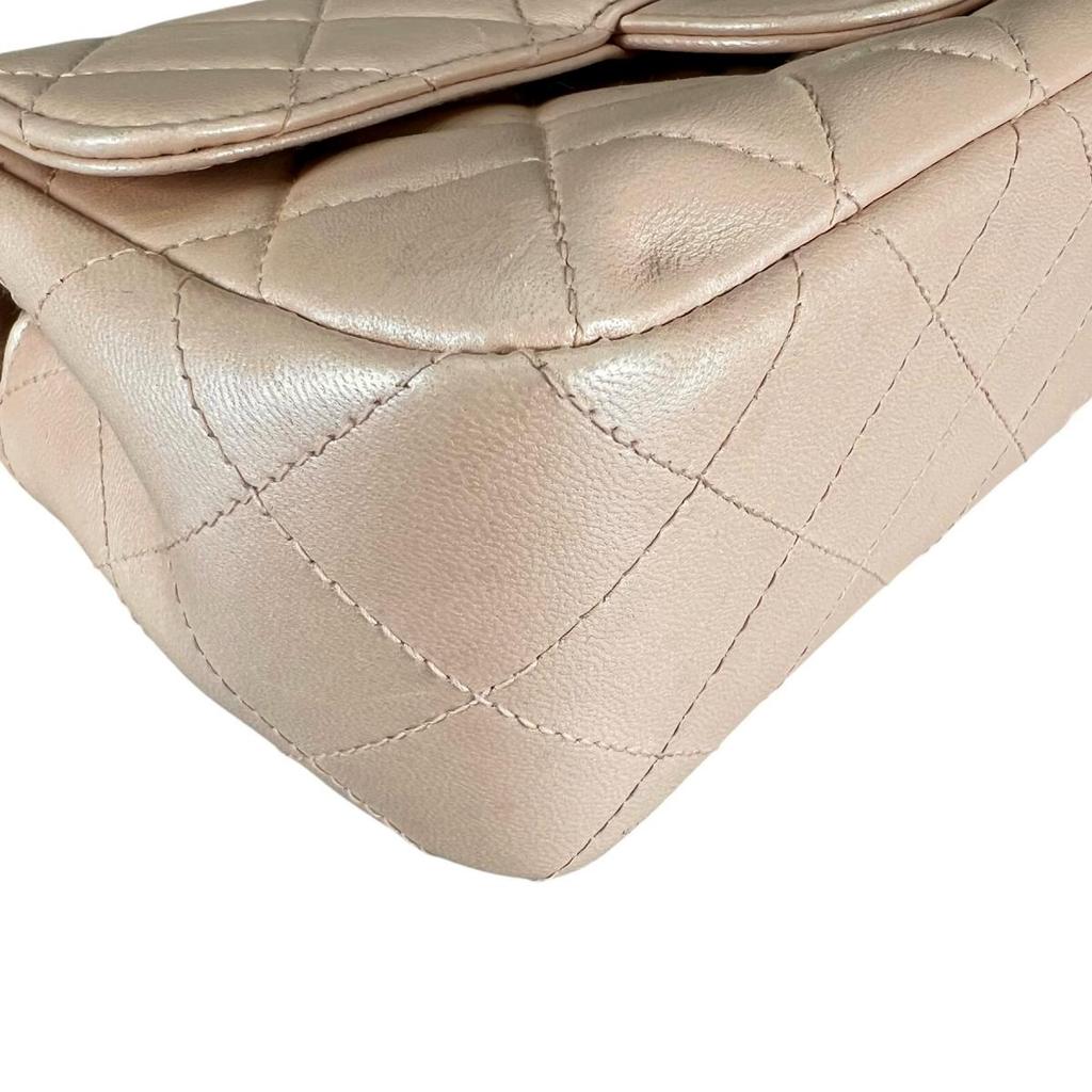 CHANEL lambskin CHANEL19 Shoulder Bag Chain wallet lambskin pink Women A69900 Used