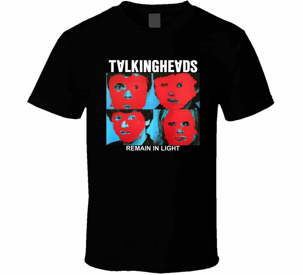TALKING HEADS Remain in Light retro logo tee shirt
