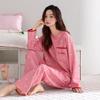 Женская пижама из немецкого бархата, осенне-зимняя, утолщенная, теплая, с длинным рукавом, повседневная, можно носить вне дома, одежда для отдыха, весенне-осенний тонкий бархат