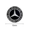 New 4 Pieces/Set Mercedes Benz AMG Wheel Center Hub Caps 75mm Diameter with Embossed Benz Emblem Tire Rim Covers for W203 W206 W220