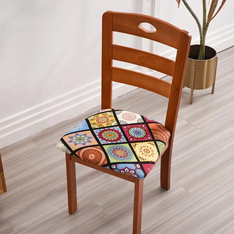 1 шт. чехлы для стульев в столовой, чехлы для стульев, эластичная ткань, без подлокотников, съемная, моющаяся защита для стульев