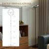 Dimmable Floor Lamp 2700K-6000K with Remote Control and Dual Head Rotating 350 degrees, Black