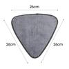 5Pcs Microfiber Sweeping Cleaning Cloth Thickening Dust Mop New Triangle Mop Pad