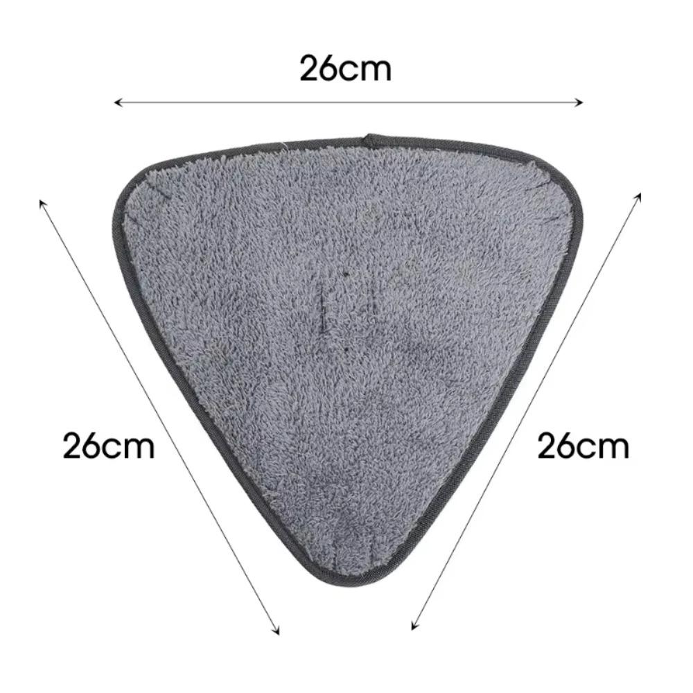 5Pcs Microfiber Sweeping Cleaning Cloth Thickening Dust Mop New Triangle Mop Pad