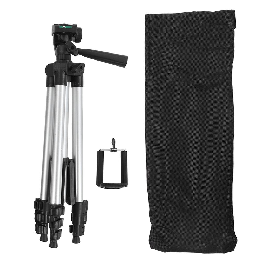 Штатив для камеры 4 секции Раздвижной штатив для телефона Максимальная нагрузка 2,5 кг Палка для селфи с зажимом для телефона Штатив